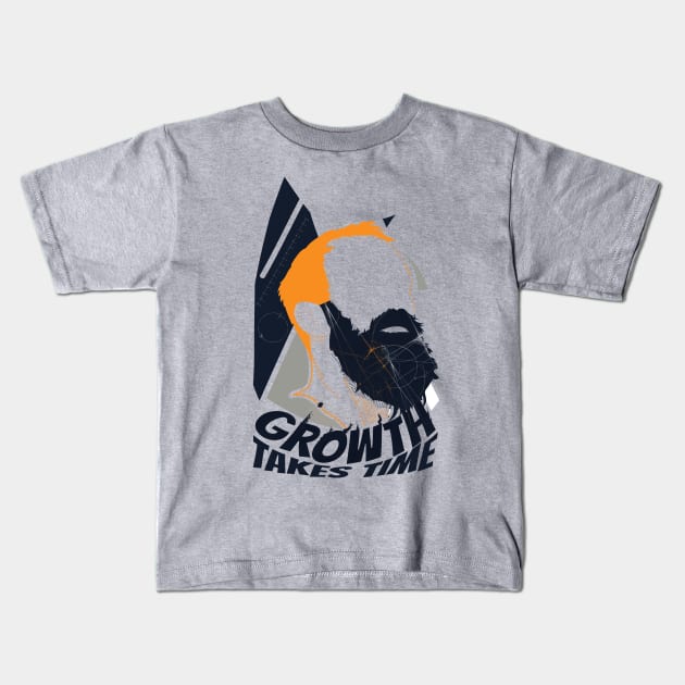 Growth takes time Kids T-Shirt by Frajtgorski